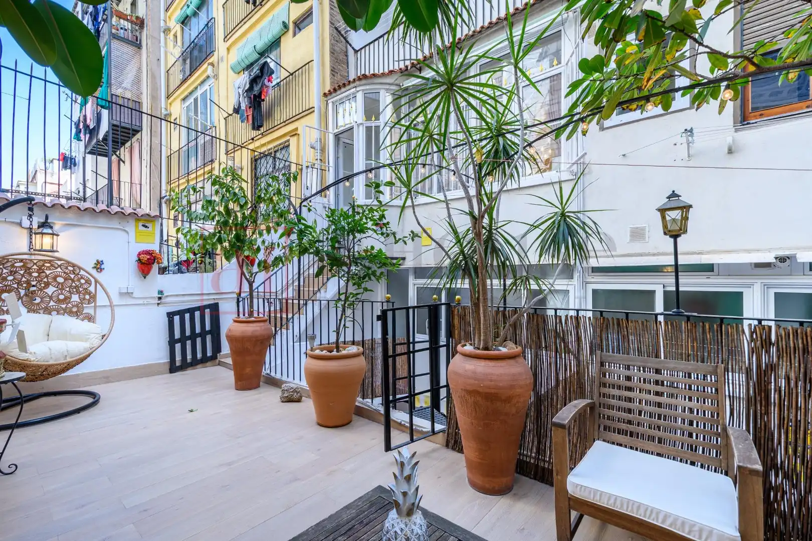 Terraza de Dúplex en venta en  Barcelona Capital con Aire acondicionado, Jardín privado y Parquet
