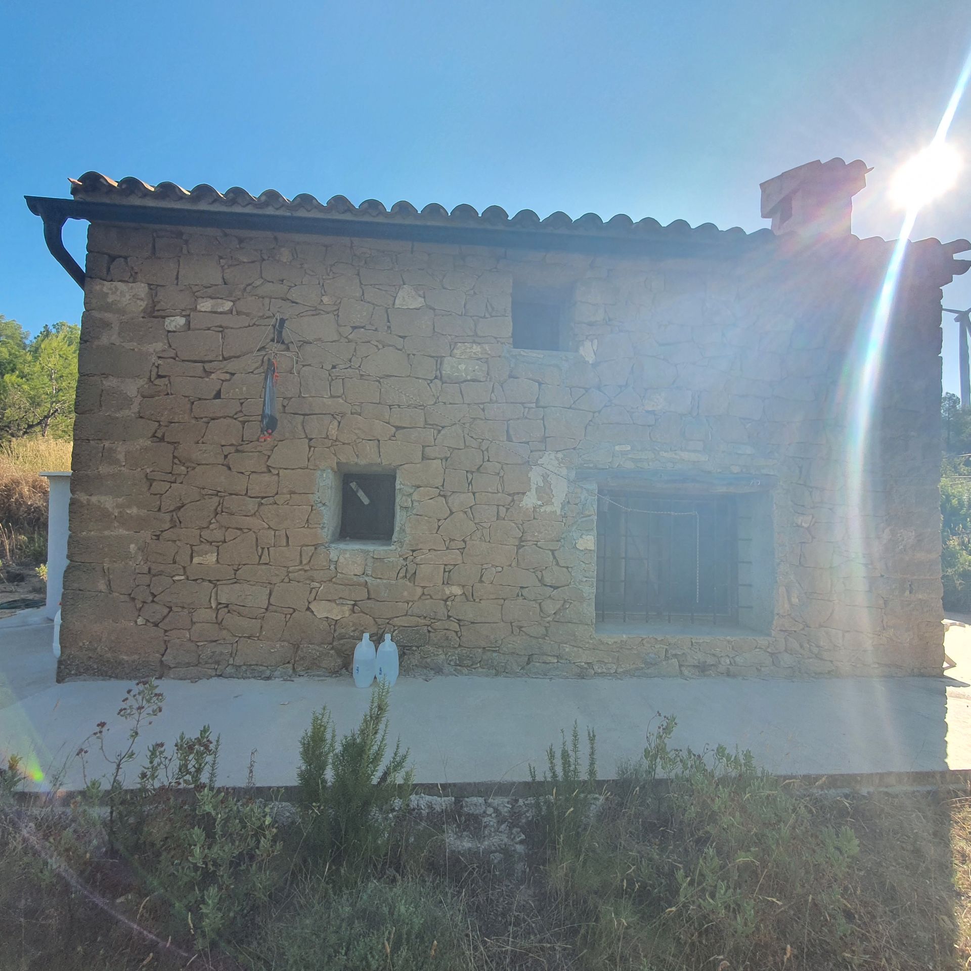 Vista exterior de Finca rústica en venda en Caseres amb Moblat