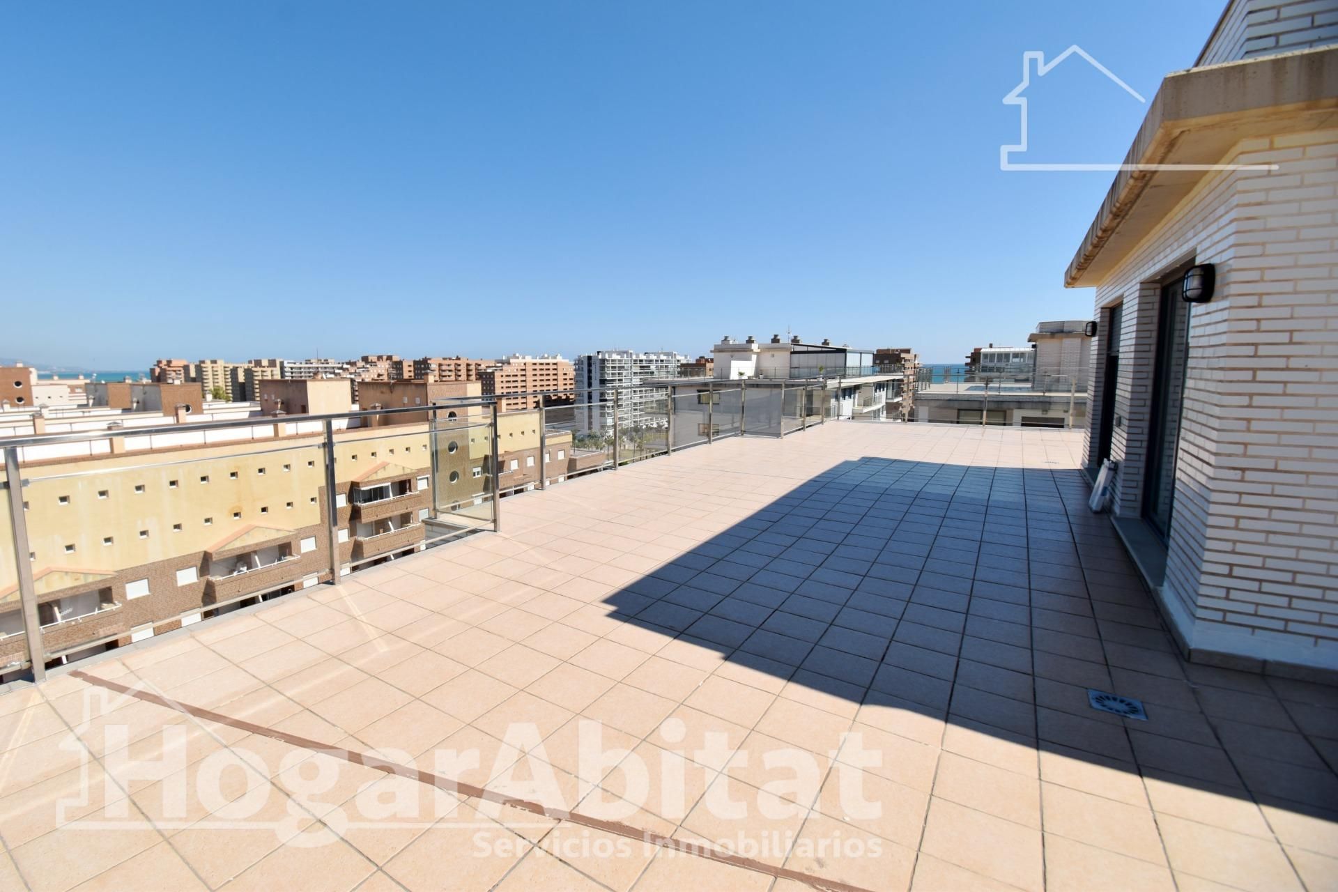 Terrace of Attic for sale in Oropesa del Mar / Orpesa  with Air Conditioner, Terrace and Jacuzzi