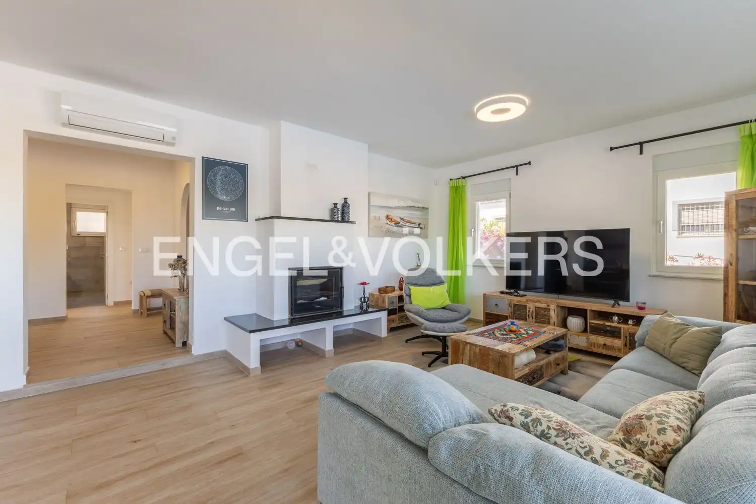 Living room of Houses for sale in Dénia  with Air Conditioner, Heating and Private garden
