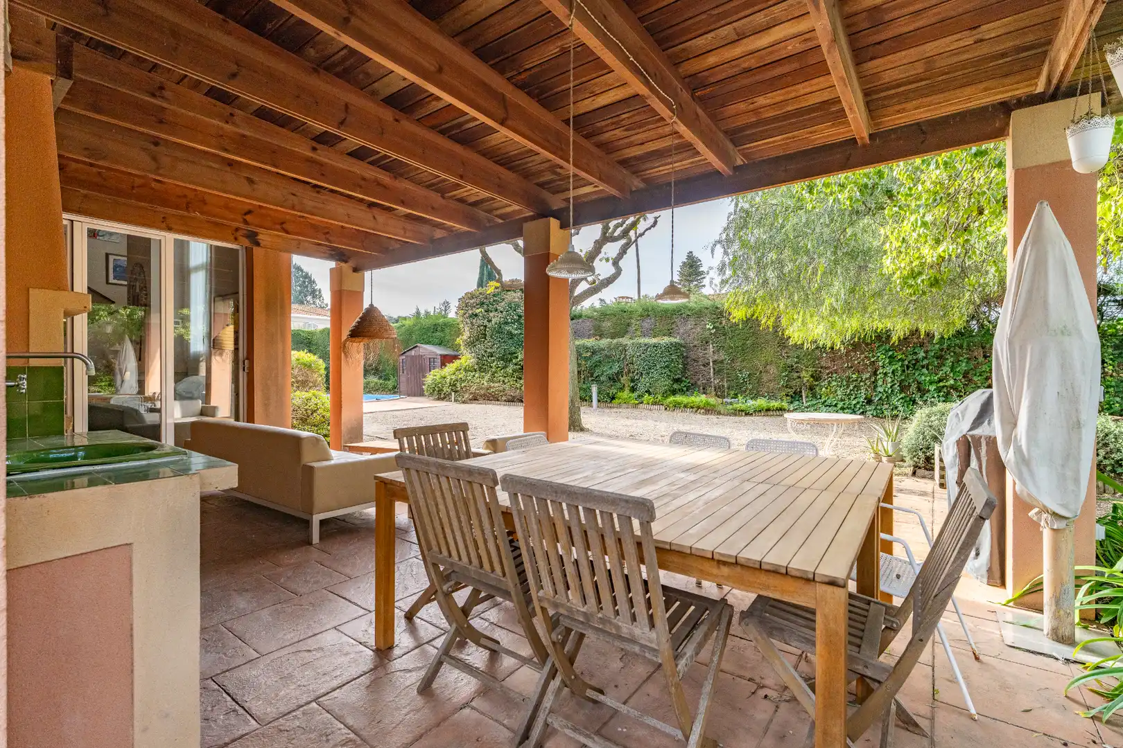 Terrasse von Haus oder Chalet zum Verkauf in Reus mit Privatgarten, Parkett und Schwimmbad
