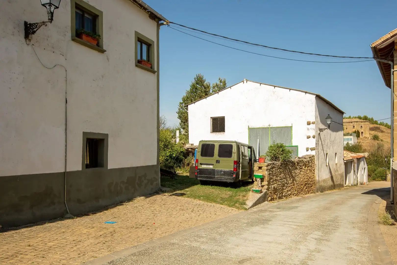 Vista exterior de Casa adosada en venta en Tiebas-Muruarte de Reta con Calefacción y Trastero