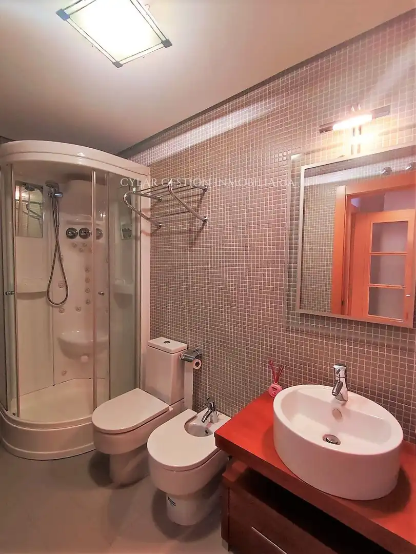 Bathroom of Flat for rent in Salamanca  with Heating, Parquet flooring and Terrace