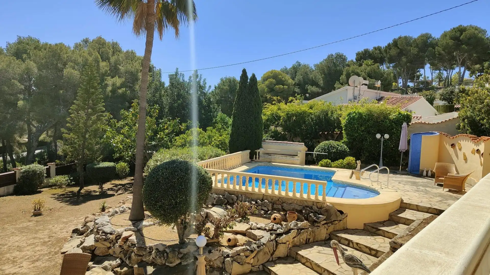 Piscina de Casa o chalet en venta en Moraira con Aire acondicionado, Jardín privado y Terraza