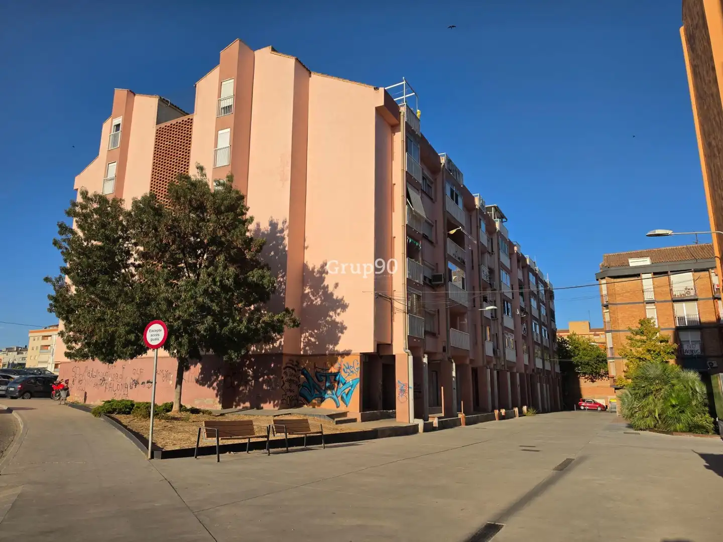 Vista exterior de Pis en venda en Lleida amb Calefacció i Balcó