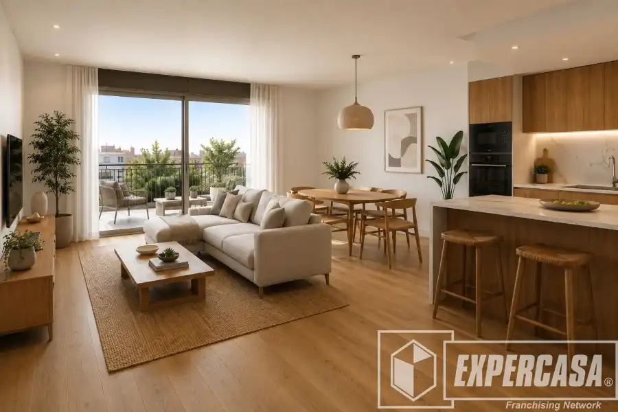 Sala d'estar de Àtic en venda en Alfafar amb Aire condicionat, Terrassa i Traster