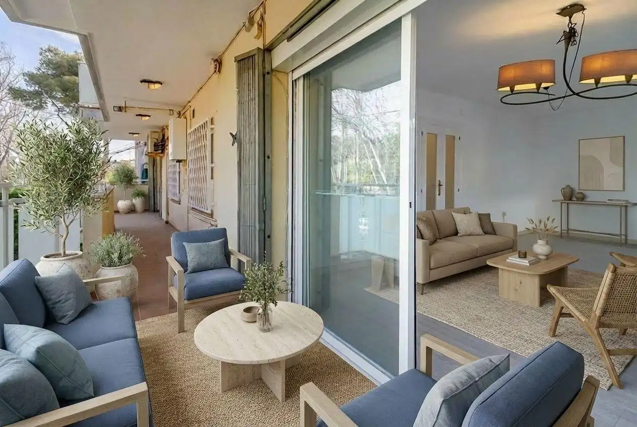 Terrasse von Wohnung zum Verkauf in Castelldefels mit Klimaanlage, Heizung und Terrasse