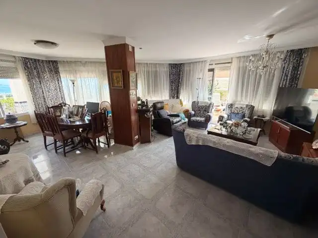 Wohnzimmer von Dachboden zum Verkauf in Málaga Capital mit Klimaanlage, Terrasse und Balkon