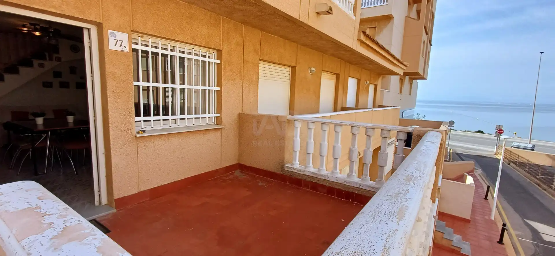 Terrasse von Maisonette zum Verkauf in La Manga del Mar Menor mit Heizung, Terrasse und Schwimmbad
