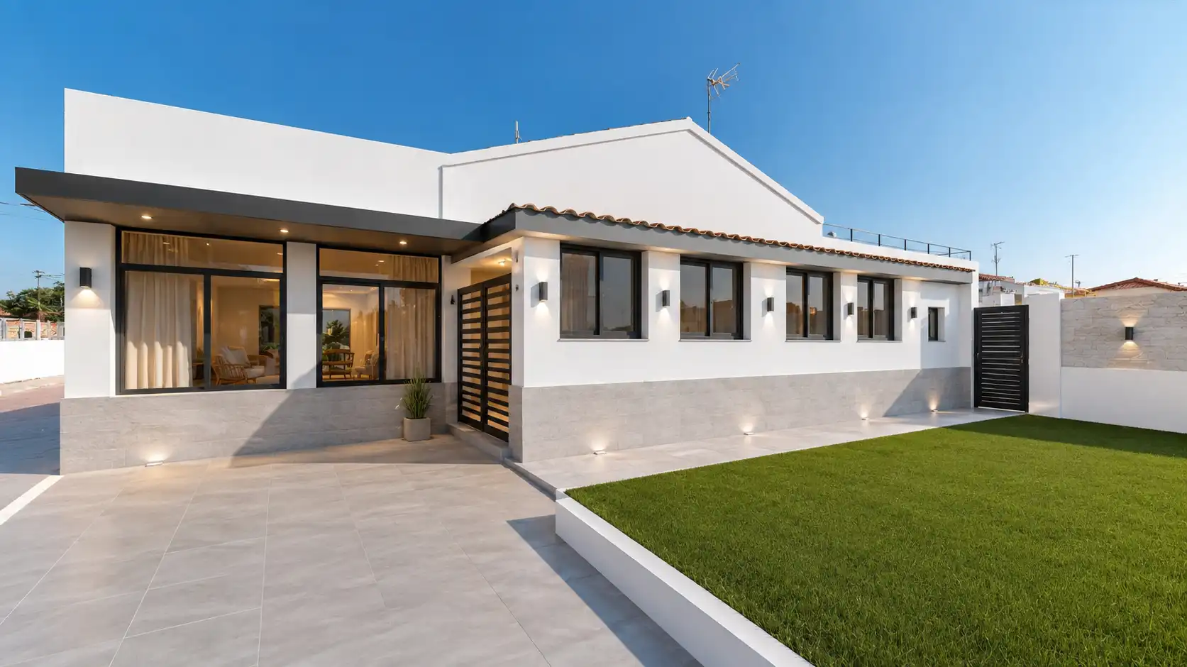 Vista exterior de Casa o chalet en venta en Elche / Elx con Aire acondicionado, Jardín privado y Terraza