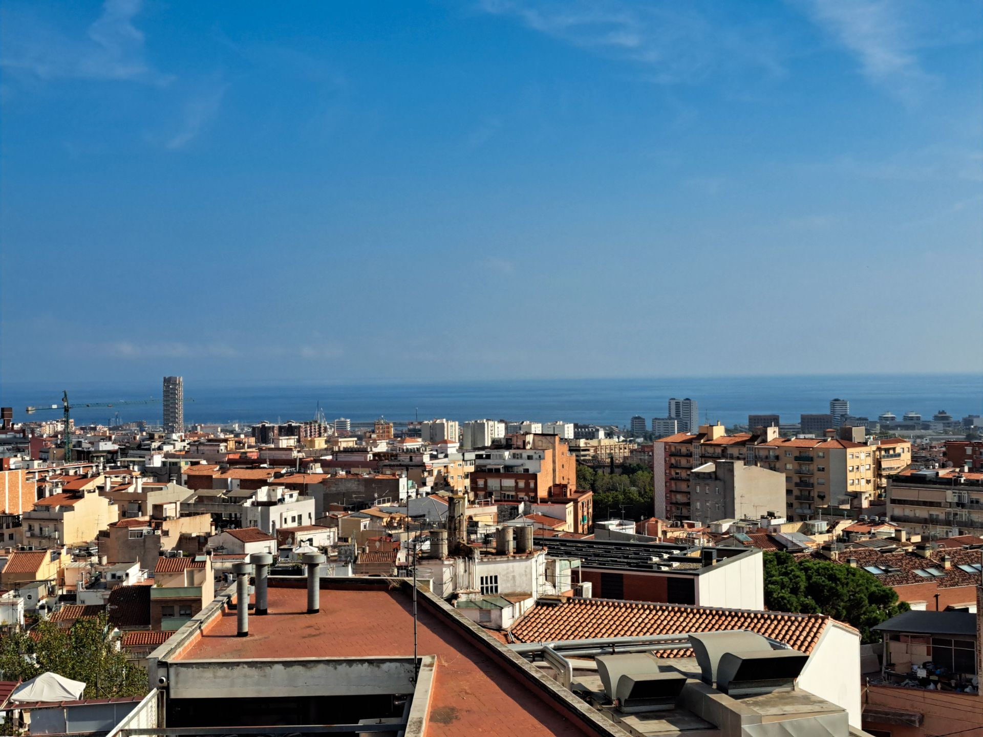 Exterior view of Apartment for sale in Mataró  with Air Conditioner, Parquet flooring and Terrace