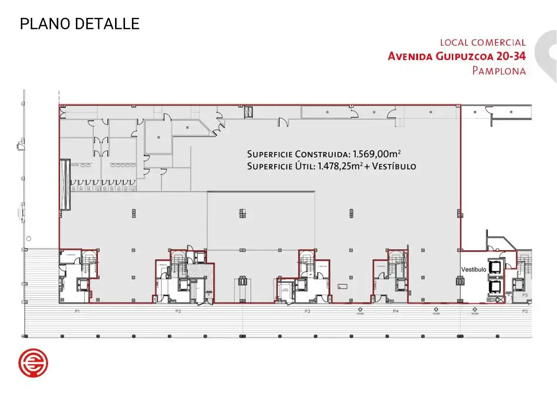 Garden of Commercial properties for rent in  Pamplona / Iruña  with Heating
