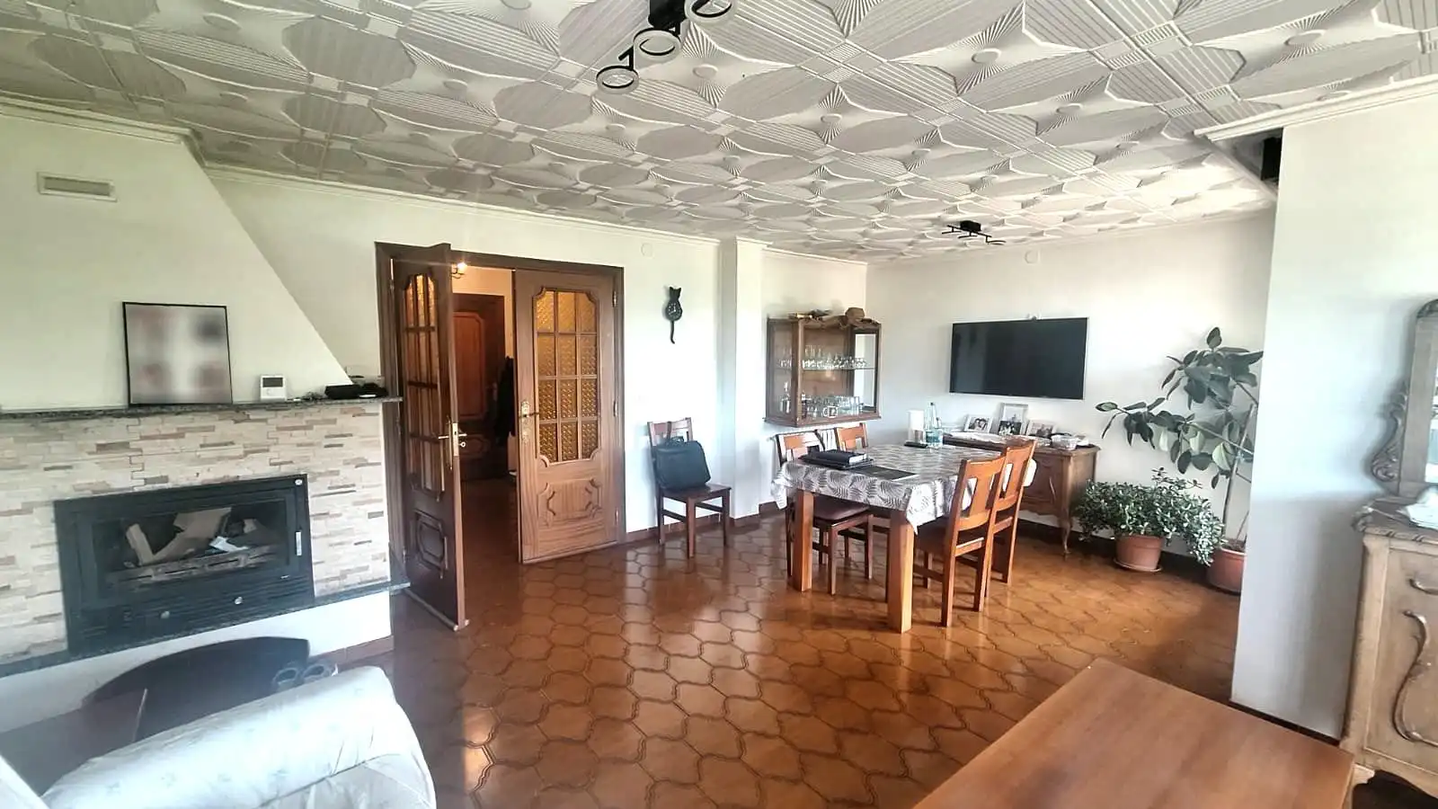 Sala de estar de Casa o chalet en venta en Camponaraya con Calefacción, Jardín privado y Terraza