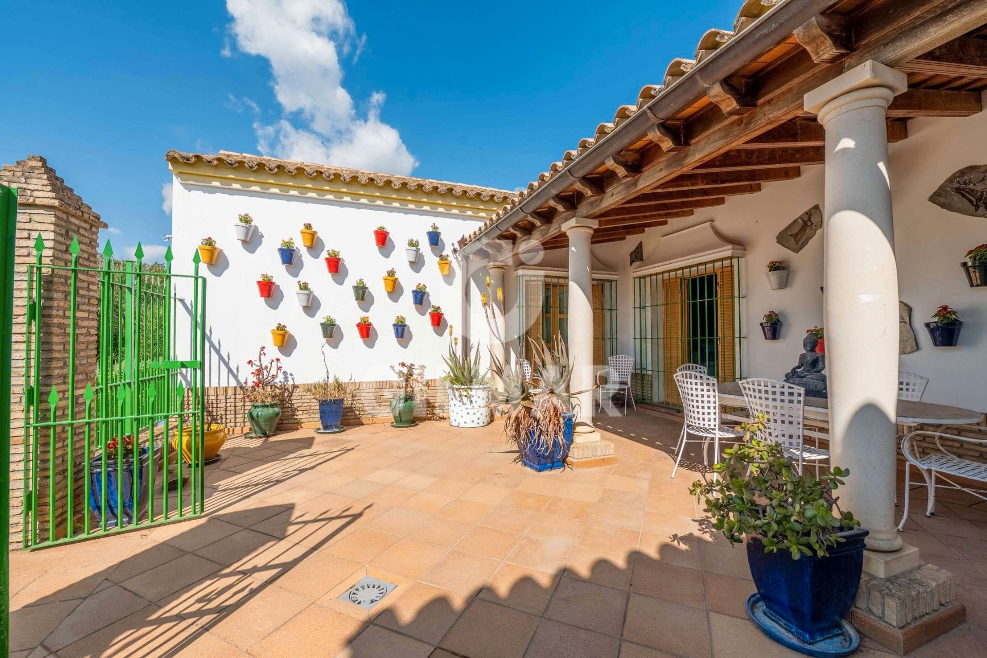Terrasse von Country house zum verkauf in Medina-Sidonia mit Privatgarten, Terrasse und Schwimmbad