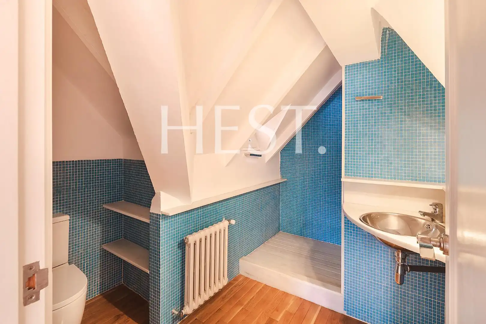 Baño de Casa o chalet de alquiler en Barcelona con Aire acondicionado, Calefacción y Jardín privado