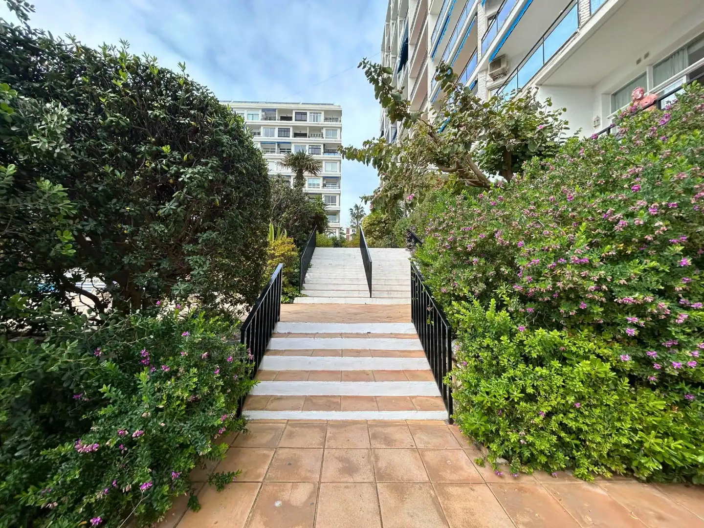 Vista exterior de Estudi en venda en Marbella amb Aire condicionat, Jardí privat i Terrassa