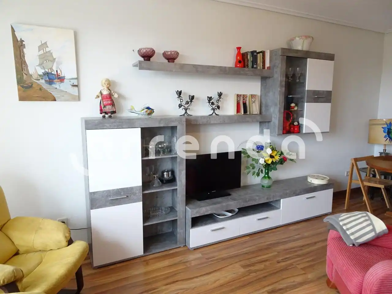 Living room of Flat for rent in Santander  with Heating and Furnished