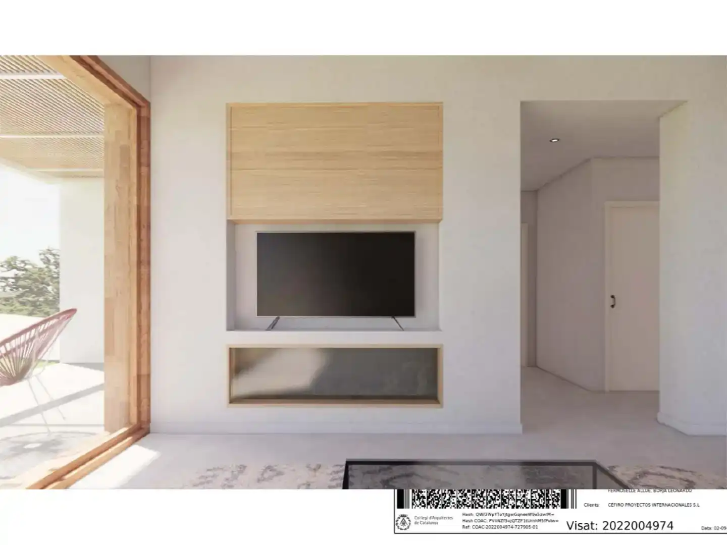Sala de estar de Piso en venta en Sant Pere de Ribes con Jardín privado, Trastero y Piscina