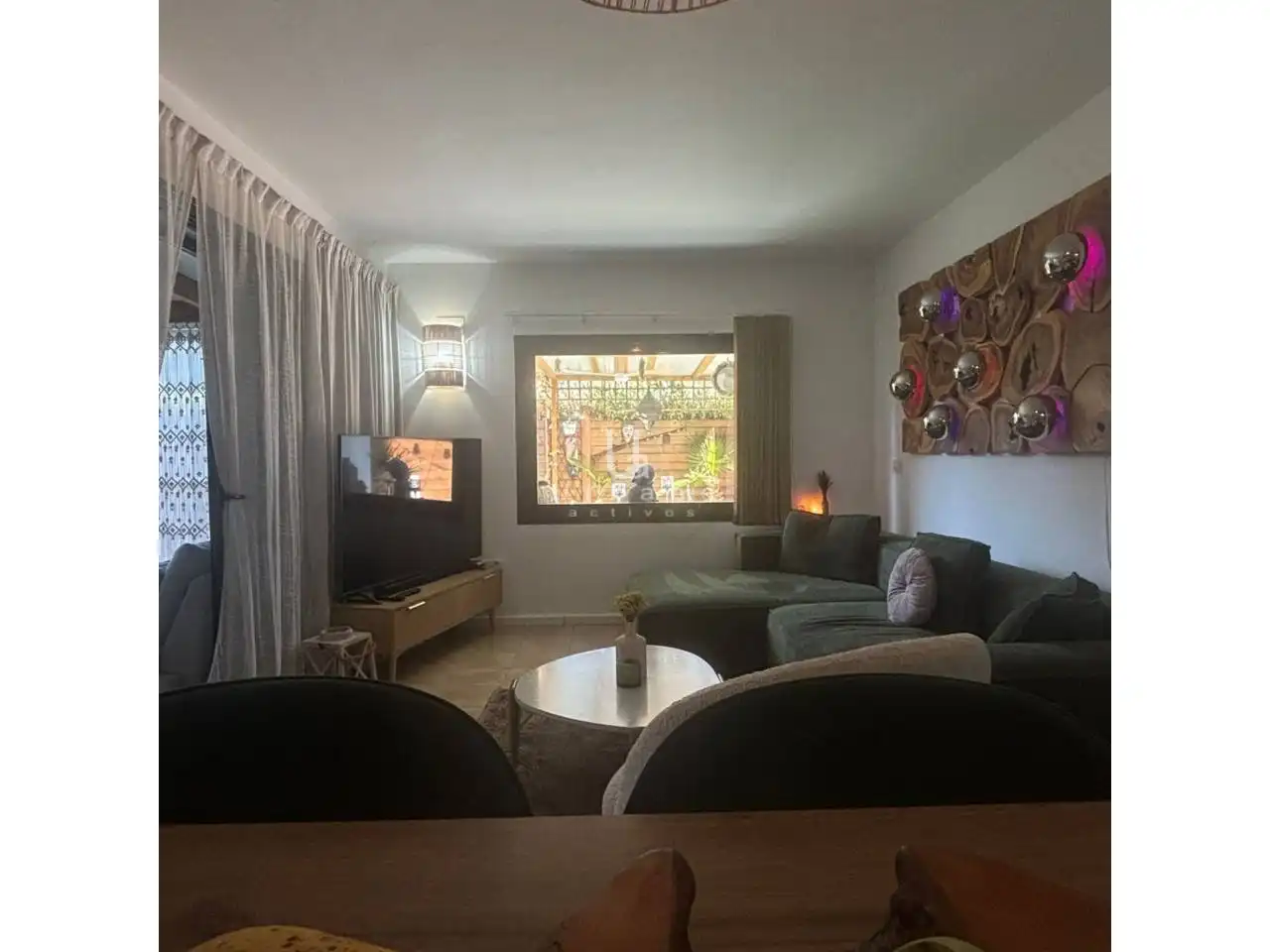 Wohnzimmer von Wohnung zum Verkauf in Murcia mit Klimaanlage, Heizung und Privatgarten