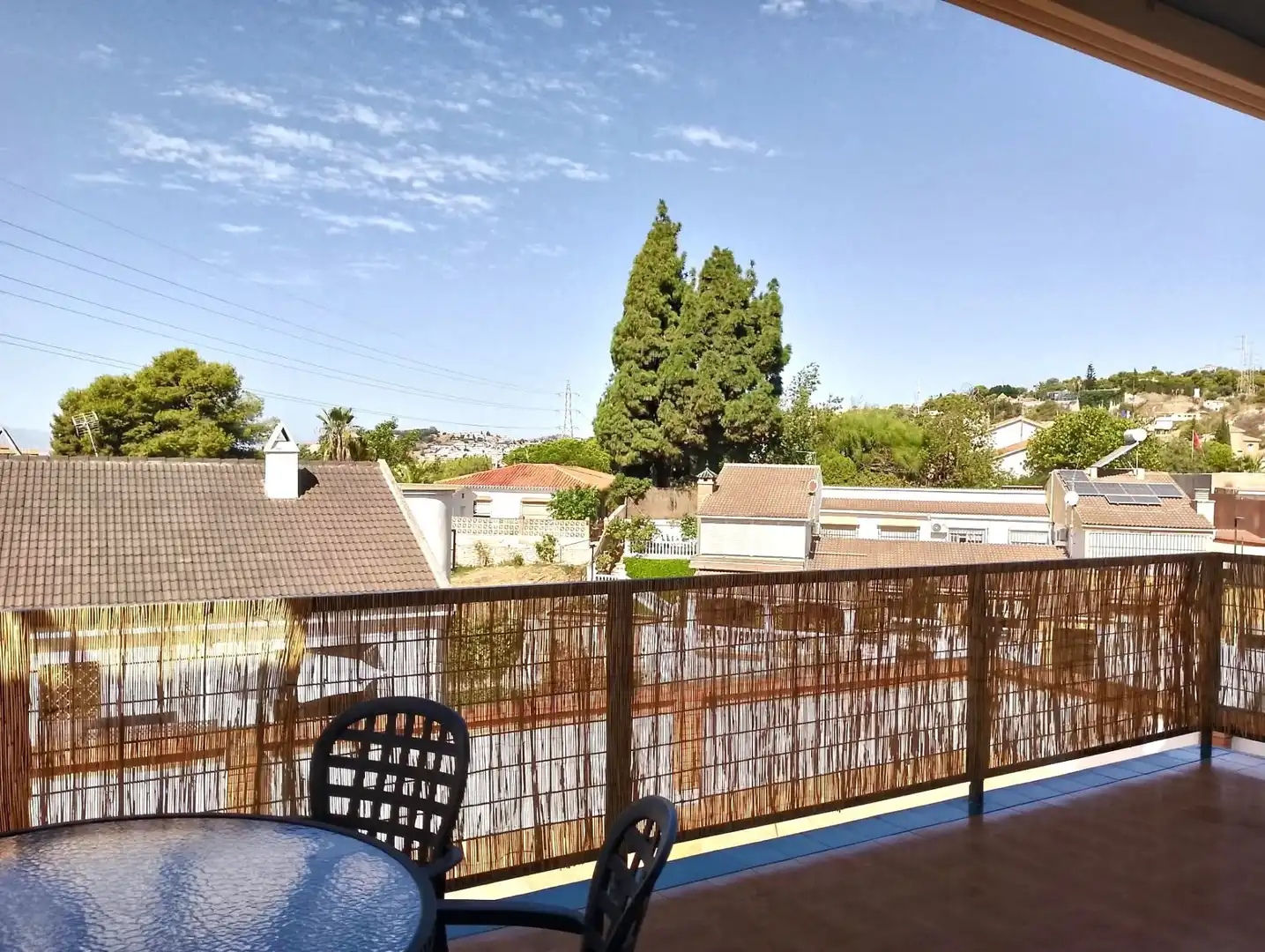 Terrasse von Wohnung zur Miete in Málaga mit Klimaanlage, Privatgarten und Terrasse