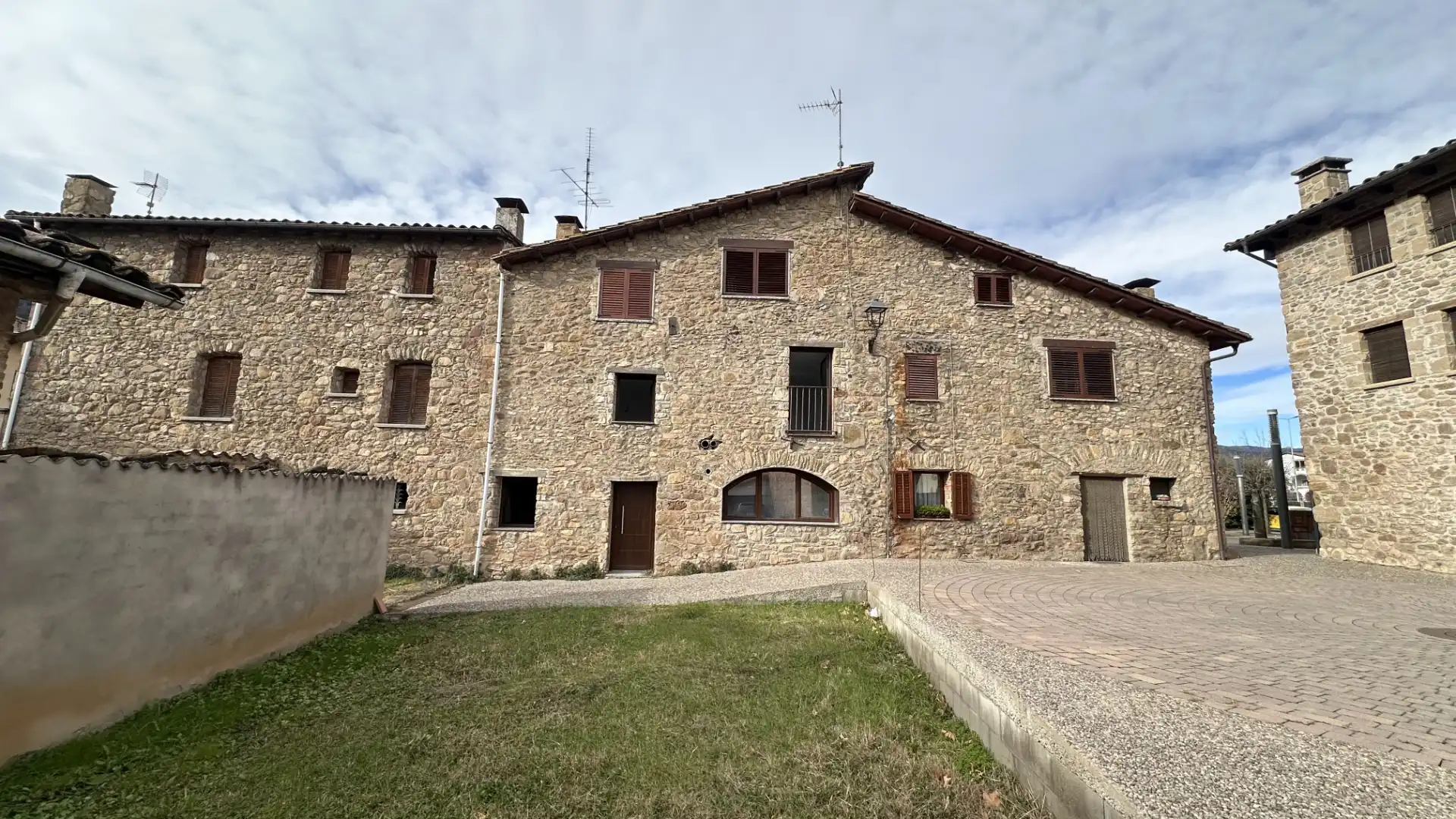 Exterior view of Houses for sale in La Vall de Bianya  with Heating, Private garden and Parquet flooring