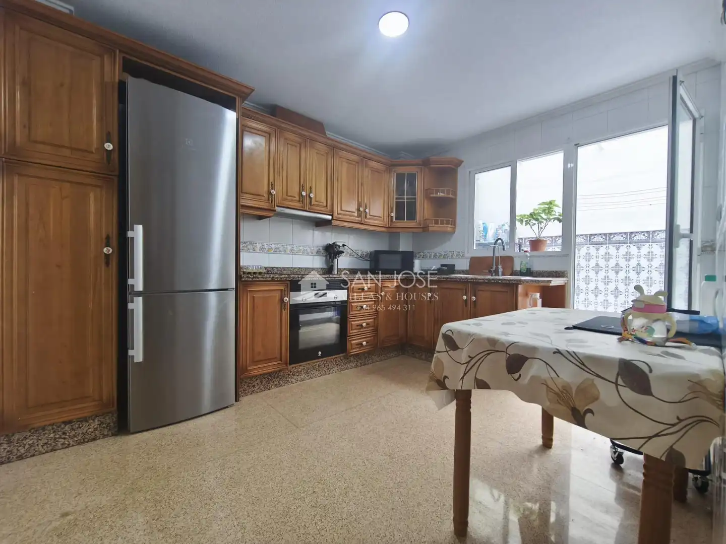 Cocina de Casa o chalet en venta en Aspe con Terraza, Trastero y Amueblado