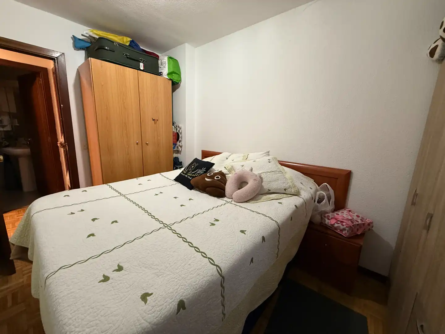 Bedroom of Flat for sale in Madrid  with Heating, Parquet flooring and Terrace