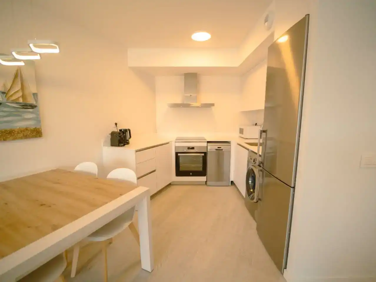 Küche von Wohnung zur Miete in Peñíscola / Peníscola mit Klimaanlage, Schwimmbad und Balkon