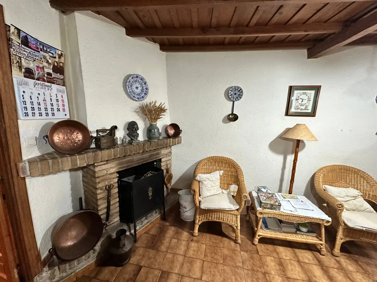 Sala de estar de Casa o chalet en venta en Sequeros con Calefacción, Terraza y Horno