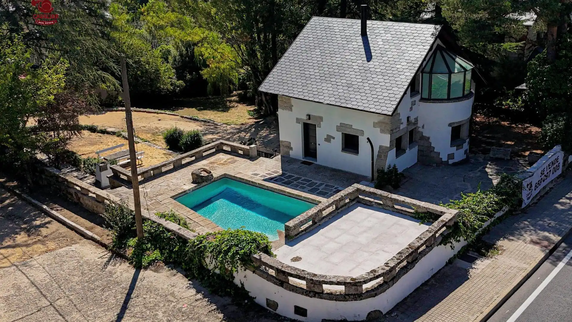Piscina de Casa o chalet en venta en Cercedilla con Aire acondicionado, Jardín privado y Terraza