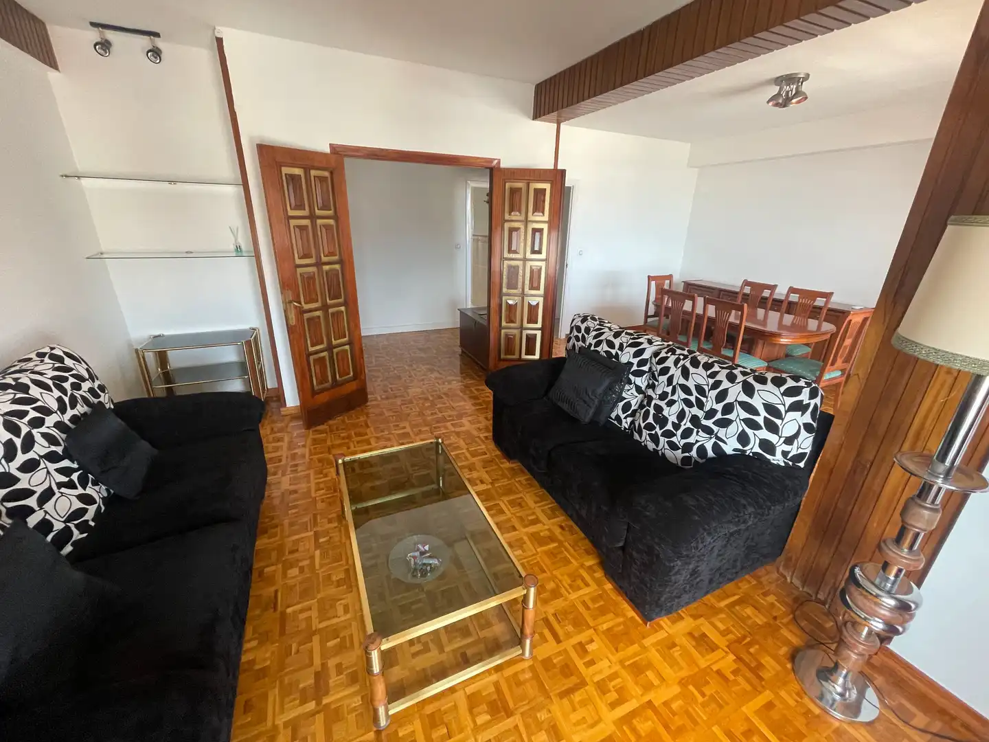 Wohnzimmer von Wohnung zur Miete in Jaén mit Klimaanlage, Heizung und Parkett