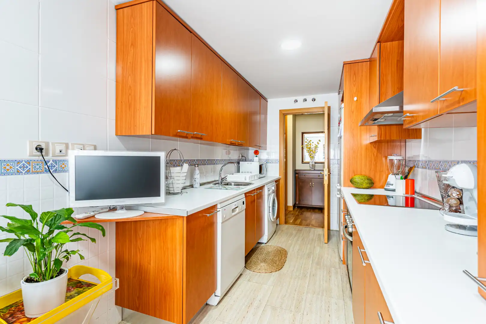 Küche von Wohnung zum Verkauf in Las Rozas de Madrid mit Klimaanlage, Heizung und Parkett