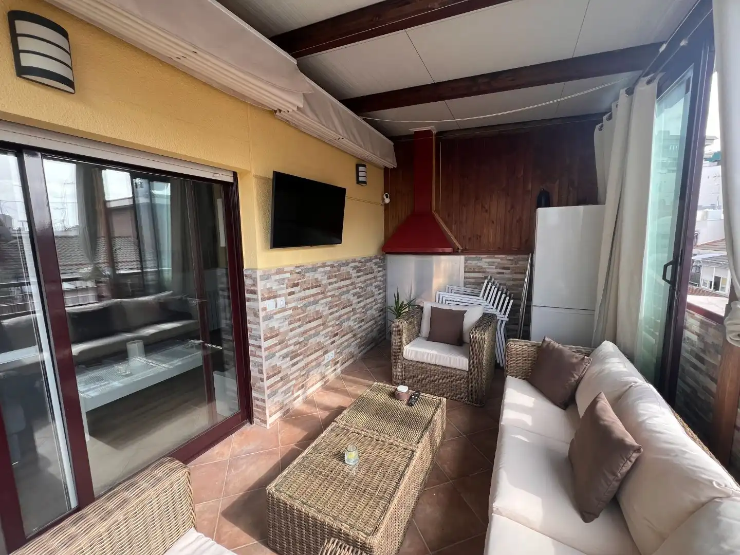 Terrace of Flat for rent in  Madrid Capital  with Air Conditioner, Terrace and Balcony