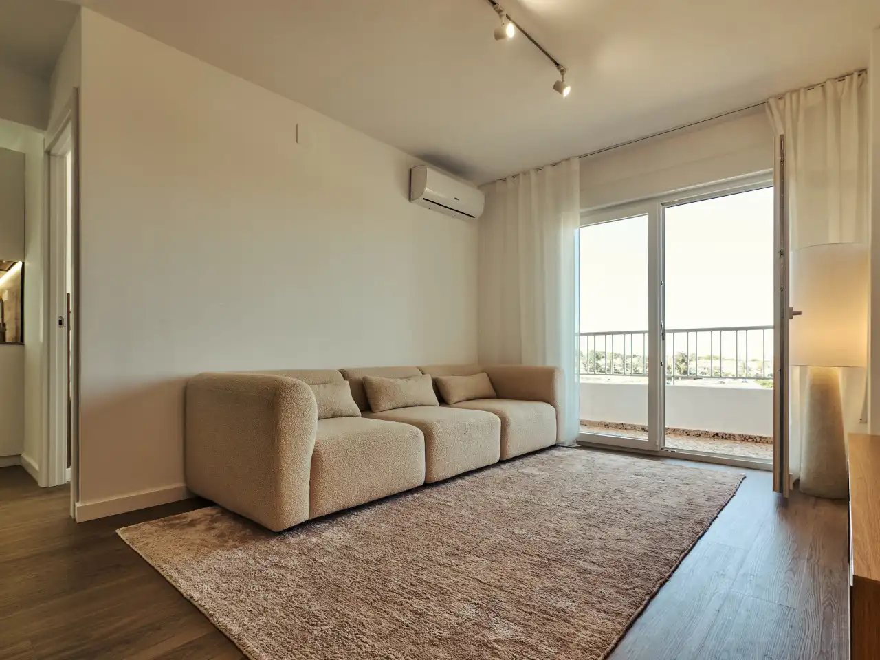 Wohnzimmer von Wohnungen zum Verkauf in Torrevieja mit Klimaanlage, Heizung und Terrasse