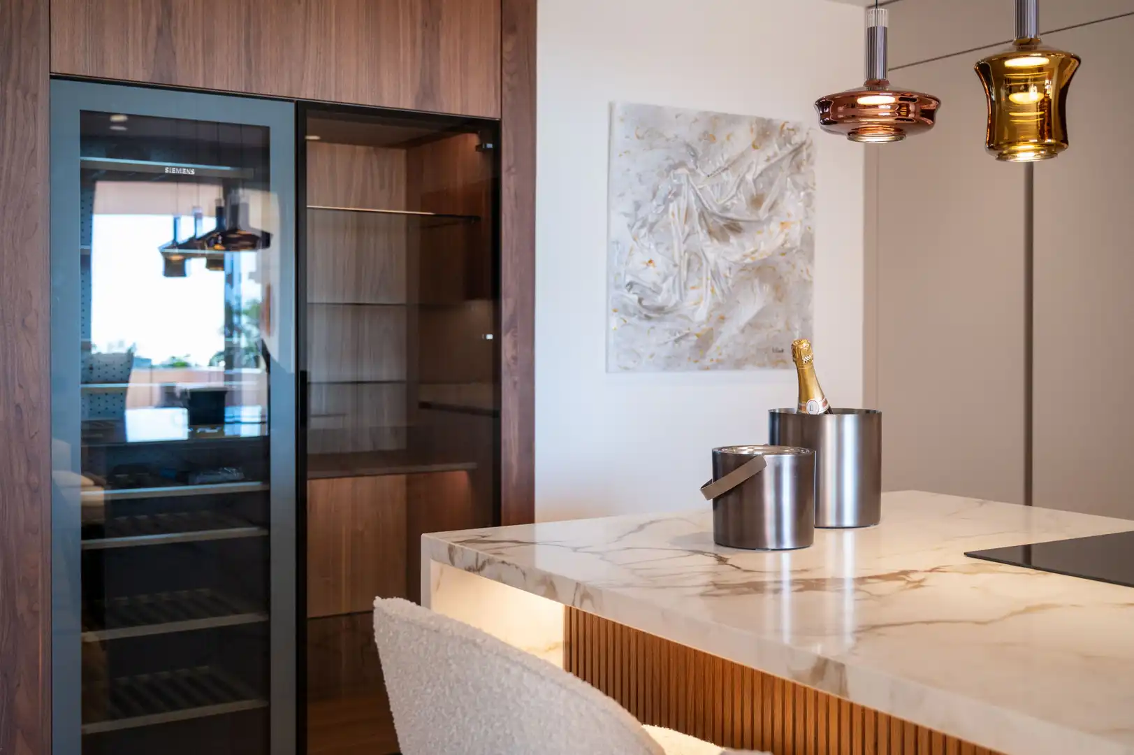 Cuina de Apartament en venda en Marbella amb Aire condicionat, Terrassa i Piscina