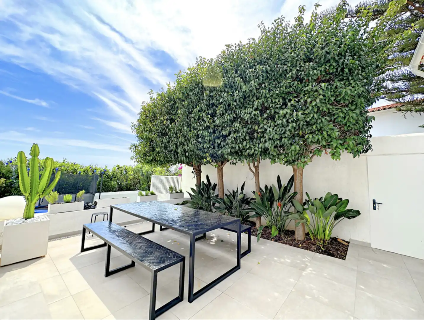 Terrassa de Casa o xalet en venda en Estepona amb Aire condicionat, Jardí privat i Terrassa