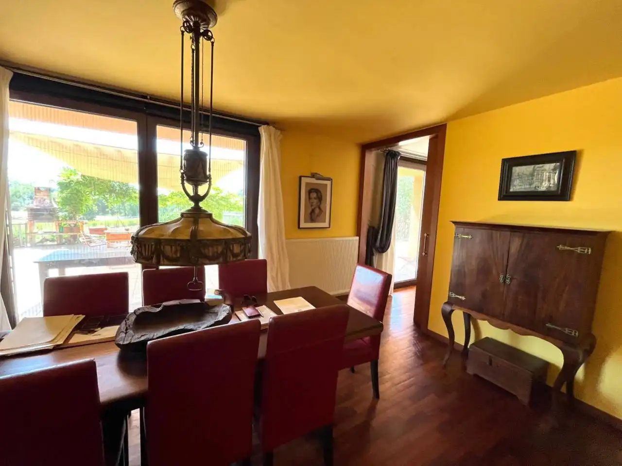 Esszimmer von Haus oder Chalet zum Verkauf in Bescanó mit Klimaanlage, Heizung und Privatgarten