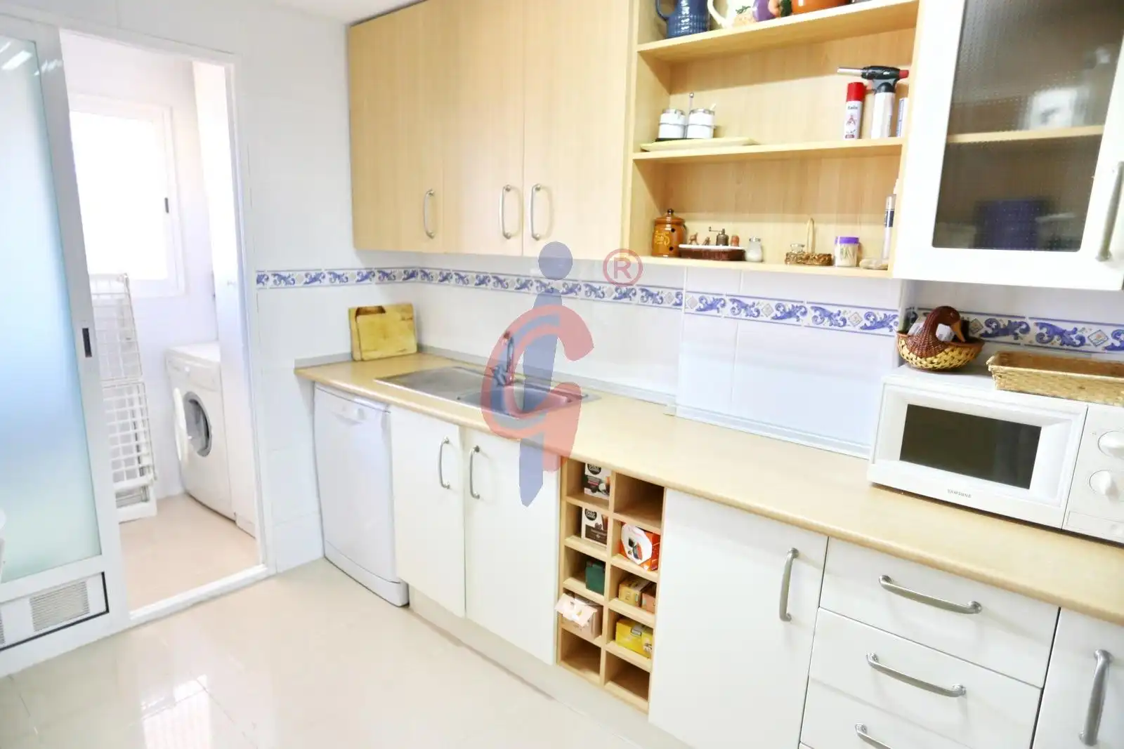 Cocina de Apartamento en venta en Guardamar del Segura con Jardín privado, Terraza y Trastero