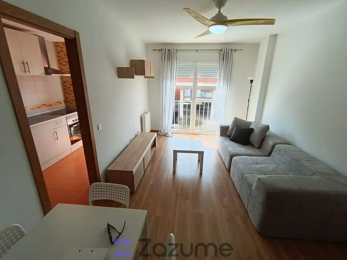 Living room of Flat for rent in Carmena  with Heating, Parquet flooring and Furnished