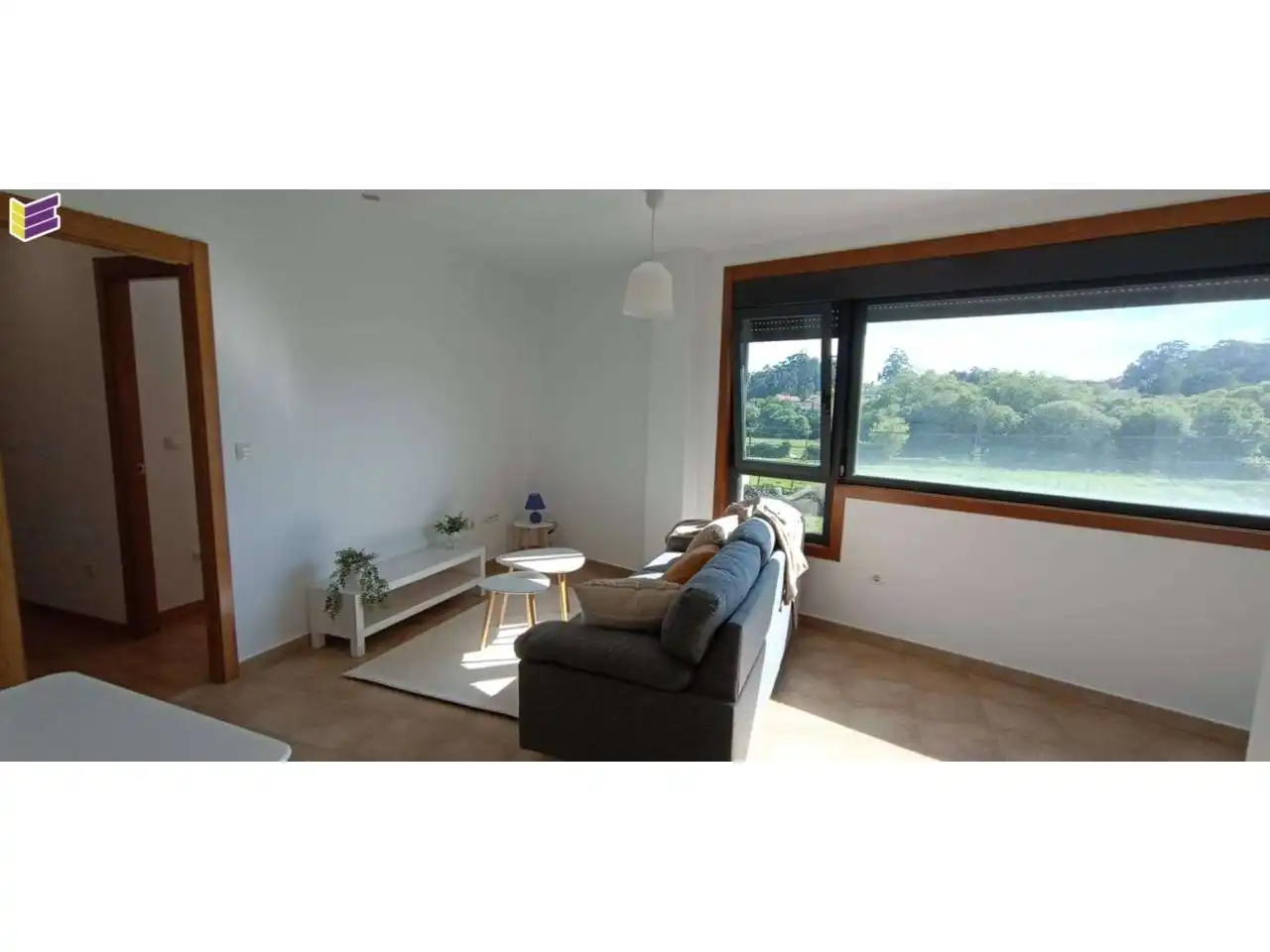Wohnzimmer von Wohnung zum Verkauf in O Rosal   mit Heizung, Parkett und Abstellraum