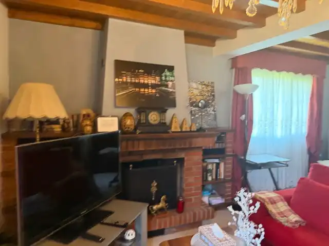 Wohnzimmer von Country house zum Verkauf in Trabada mit Heizung, Privatgarten und Terrasse