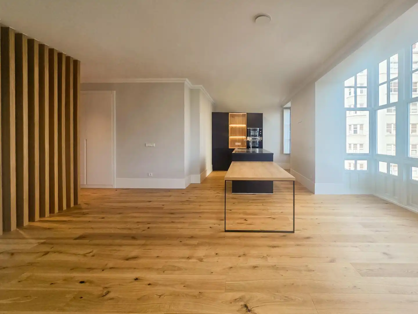 Living room of Flat for sale in A Coruña Capital   with Parquet flooring and Balcony