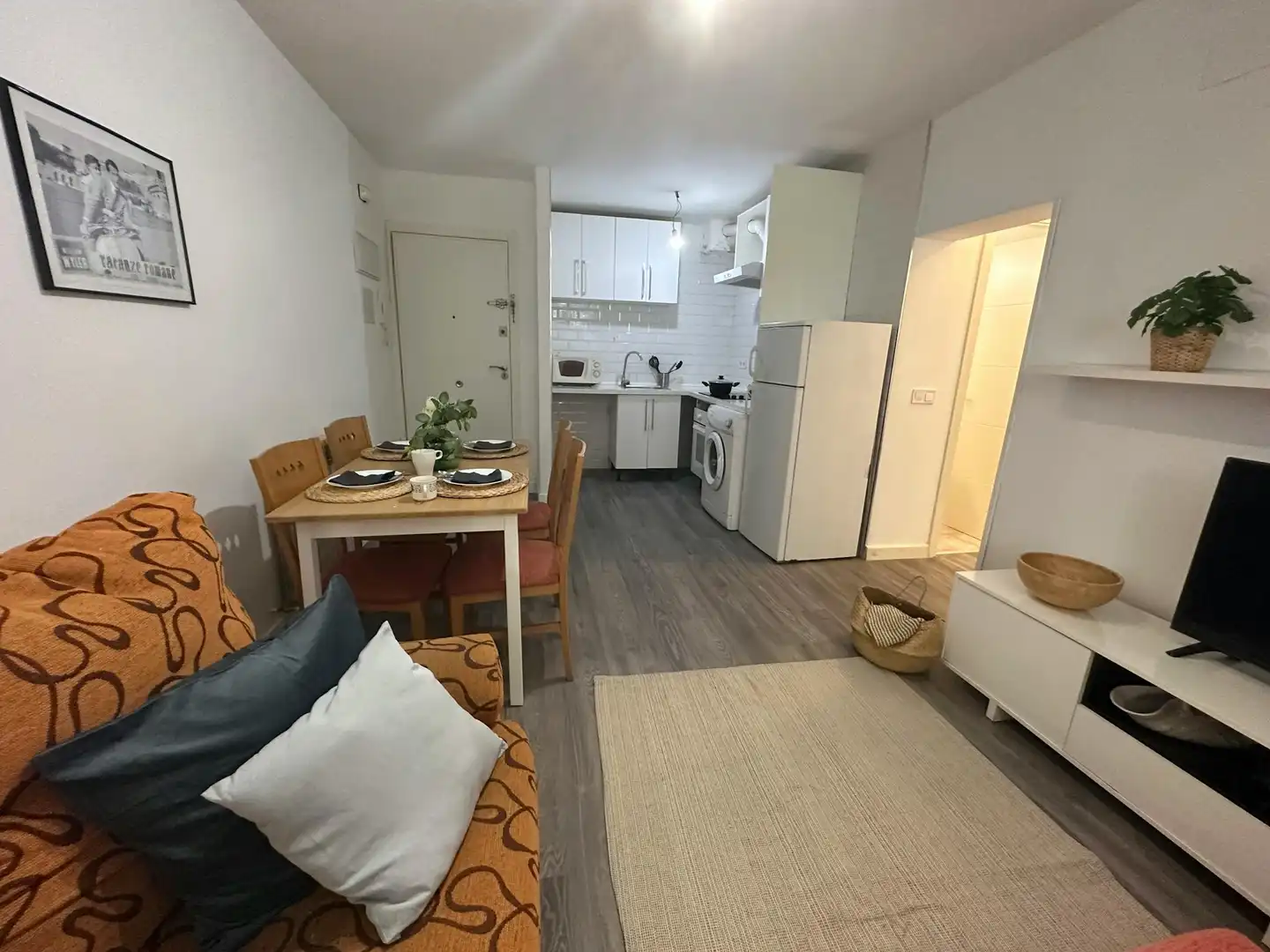 Küche von Wohnung zur Miete in Madrid mit Heizung, Möbliert und Waschmaschine