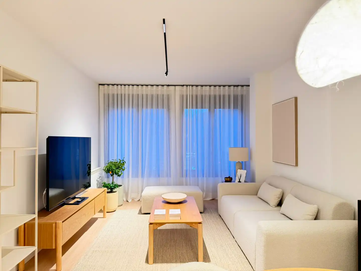 Sala de estar de Ático en venta en Lugo con Amueblado y Alarma