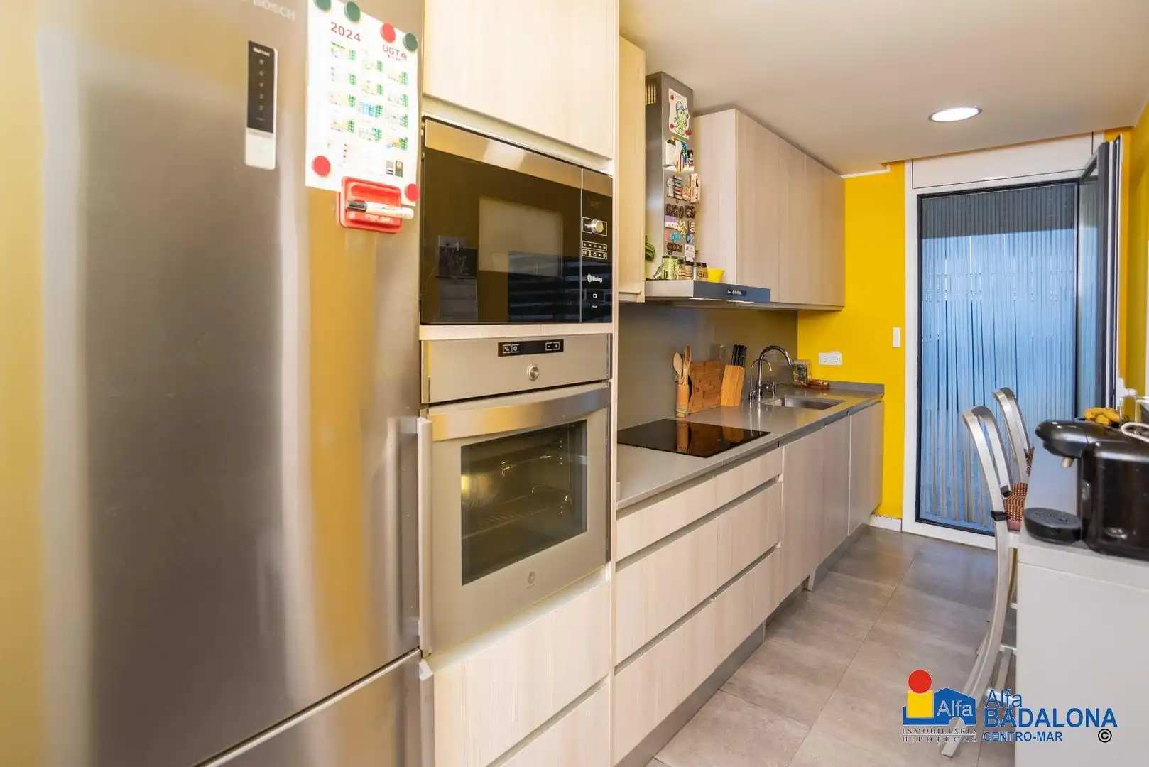 Cocina de Piso en venta en Badalona con Aire acondicionado, Calefacción y Jardín privado