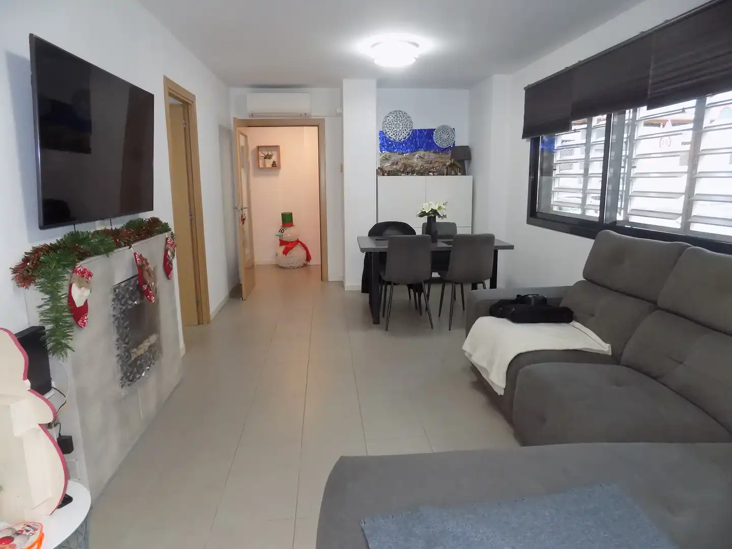 Sala de estar de Dúplex en venta en Santa Coloma de Gramenet con Aire acondicionado, Calefacción y Trastero