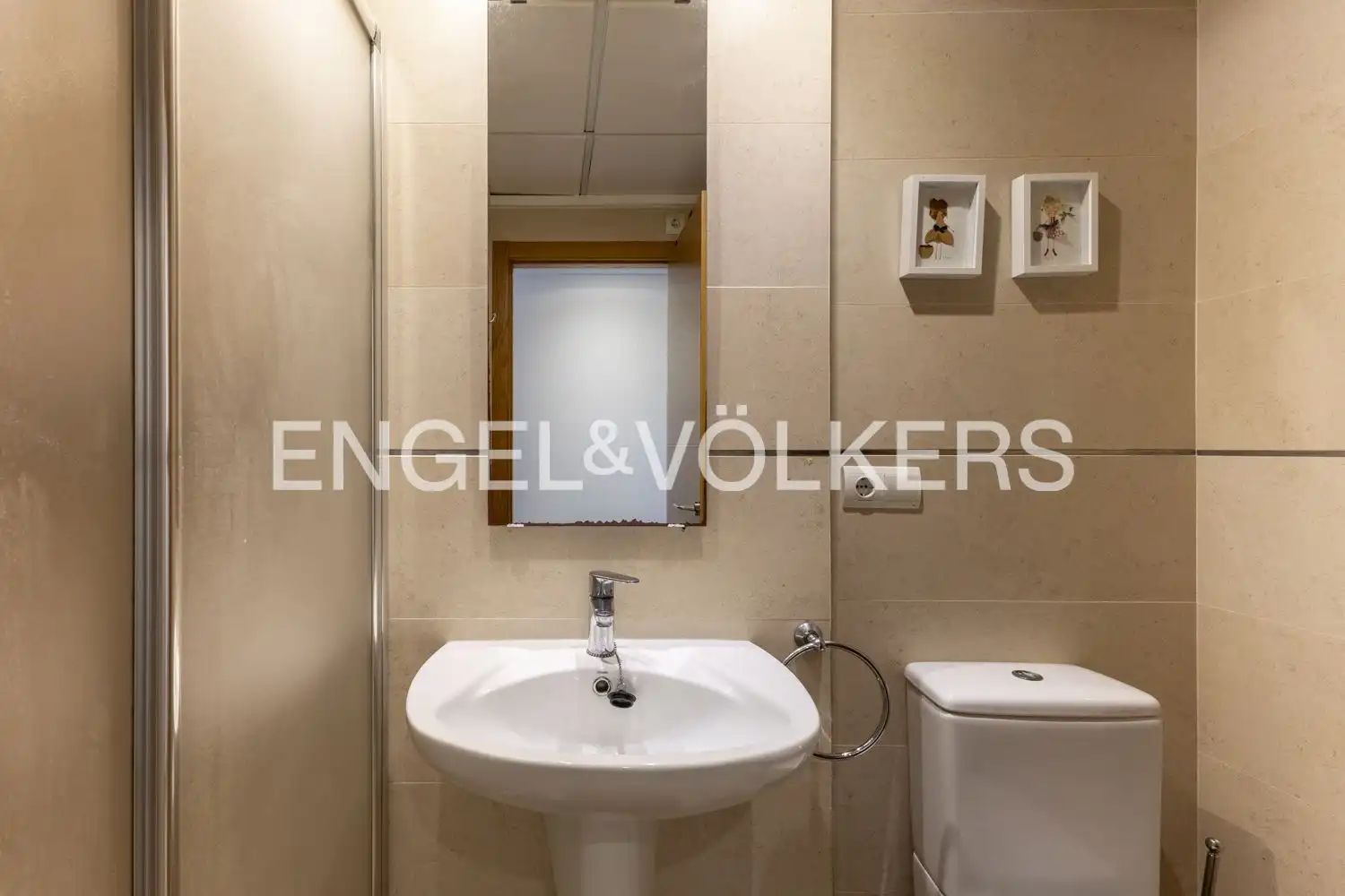 Baño de Piso de alquiler en Jávea / Xàbia con Aire acondicionado, Calefacción y Jardín privado