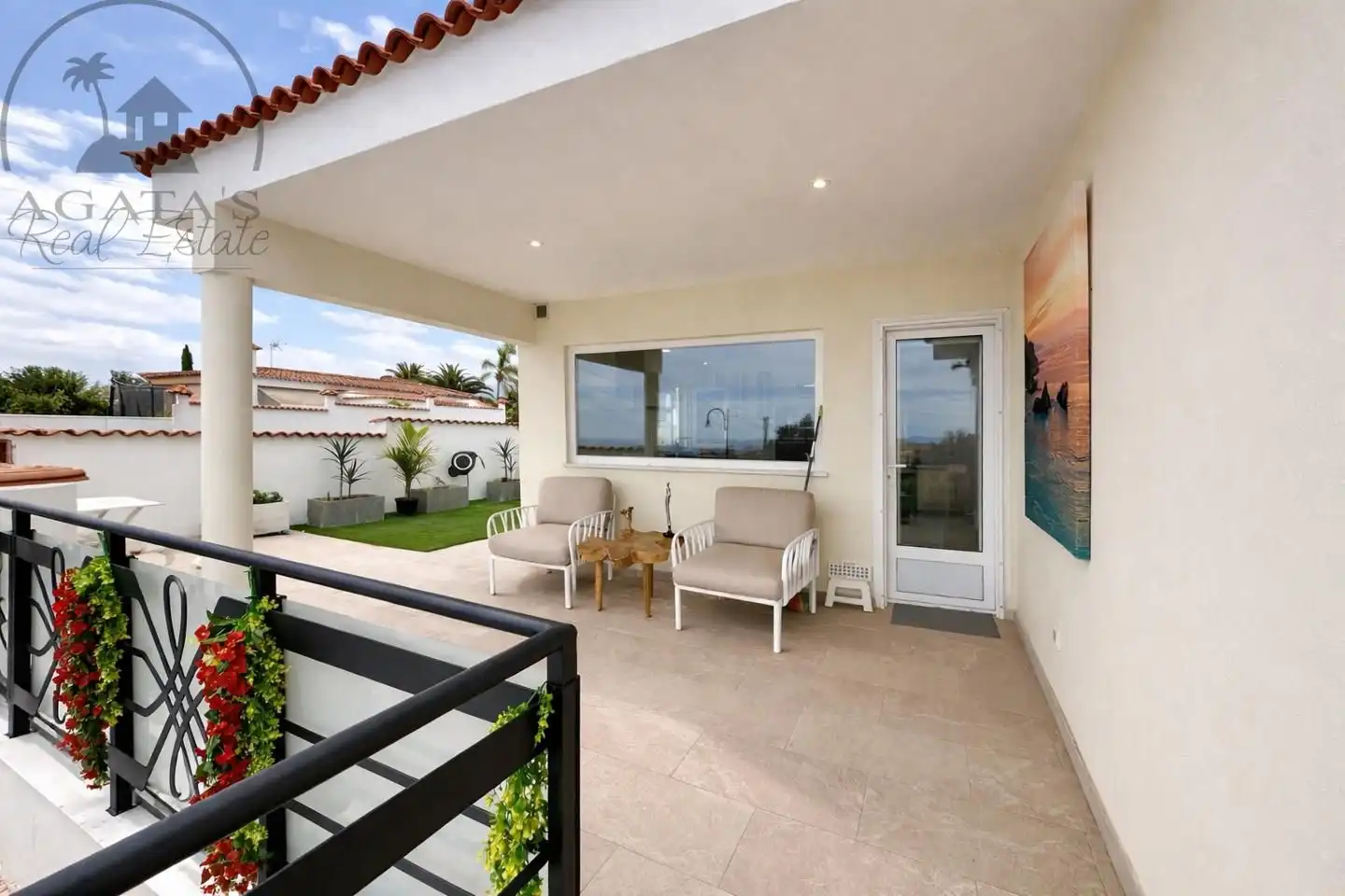 Terraza de Casa o chalet en venta en Los Realejos con Aire acondicionado, Jardín privado y Terraza