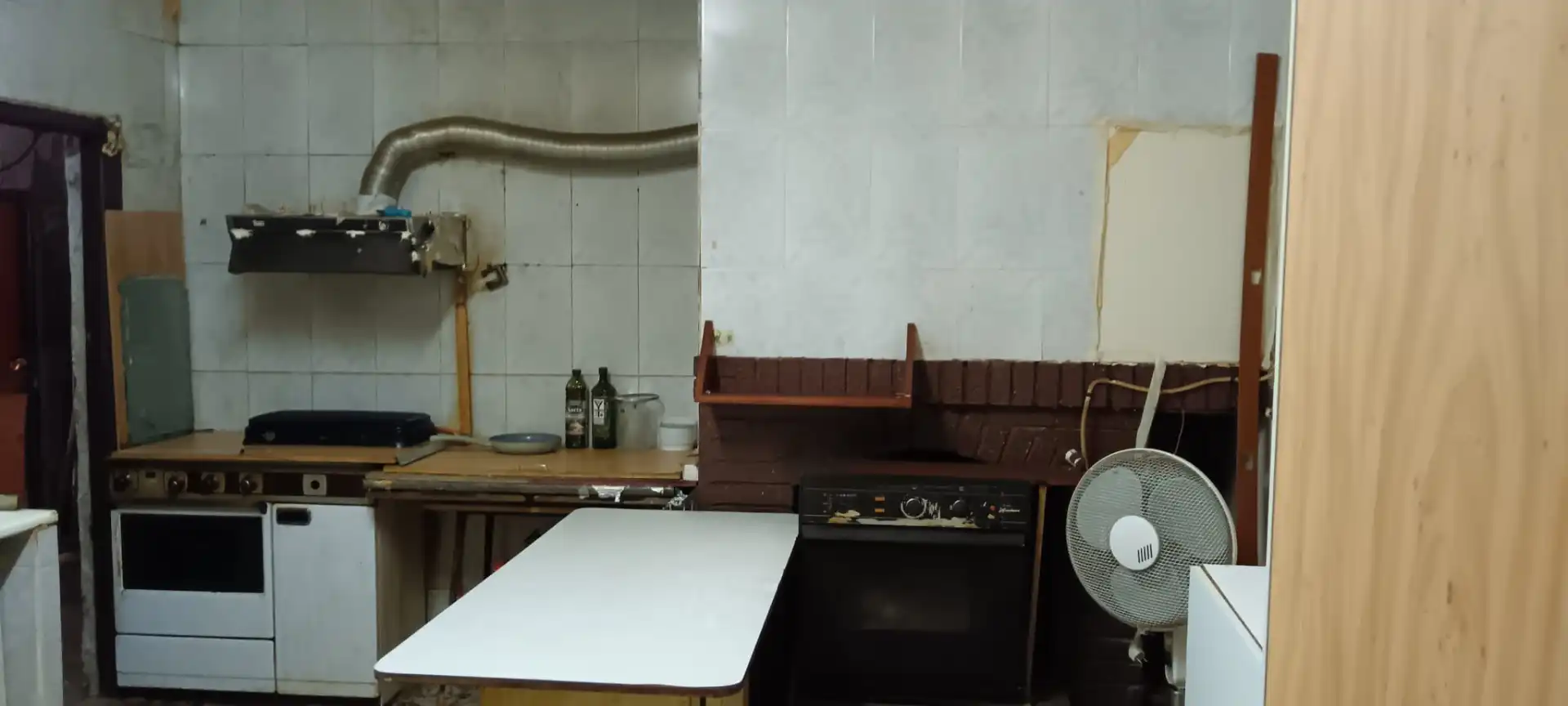 Küche von Wohnung zum Verkauf in Cabañas de Ebro mit Heizung, Abstellraum und Ofen