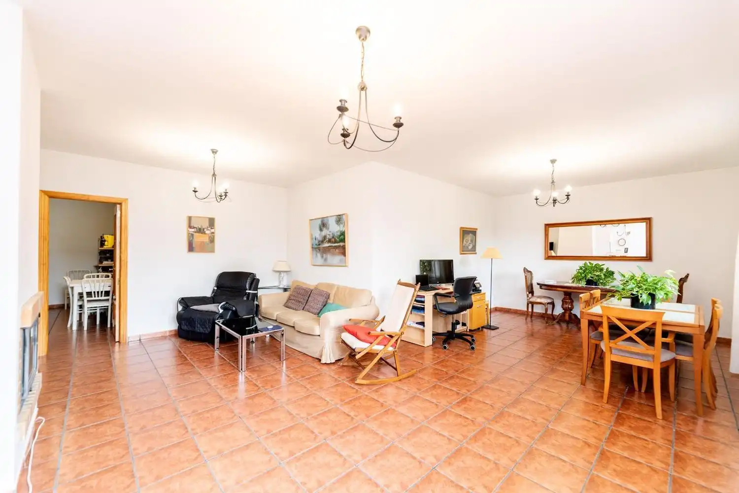 Sala d'estar de Casa o xalet en venda en Batres amb Aire condicionat, Calefacció i Jardí privat